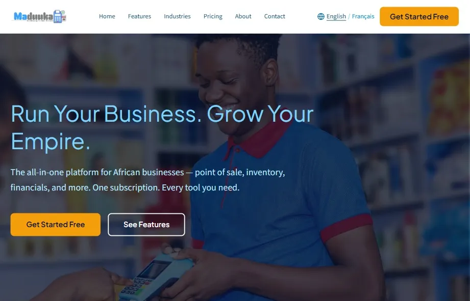 Maduuka website screenshot