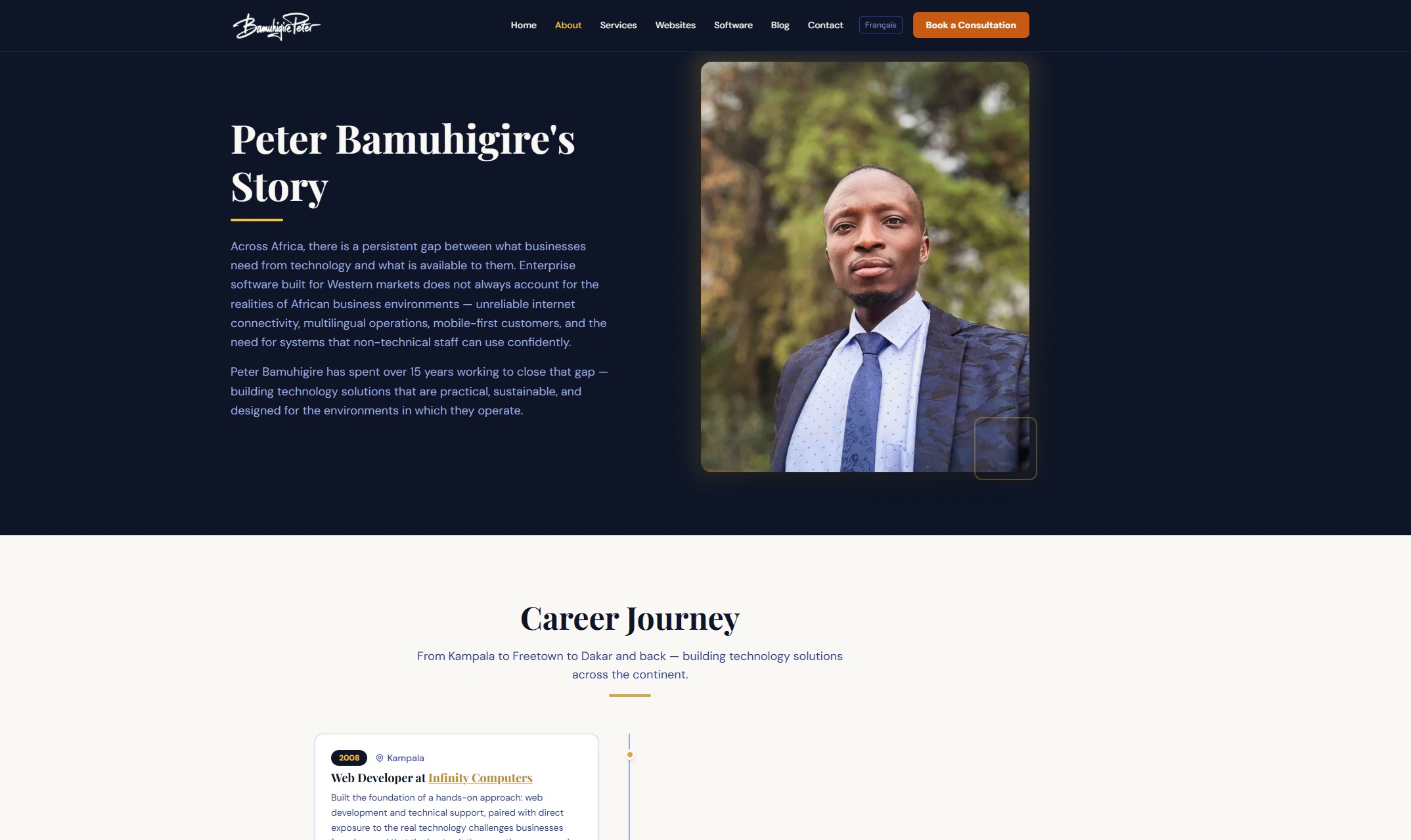 TechGuy Peter website — full screenshot